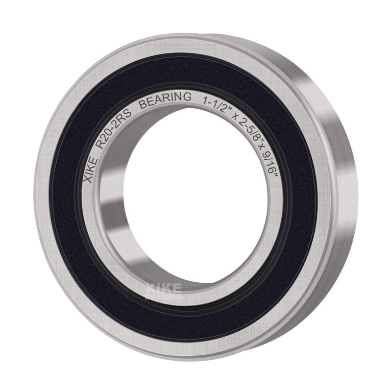 XiKe 10 Pcs R24-2RS Double Rubber Seal Bearings 1-1/2"" x 2-5/8"" x 9/16"", Pre-Lubricated and Stable Performance and Cost Effective, Deep Groove Ball Bearings. - Image 4
